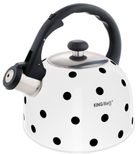 Kinghoff, czajnik emaliowany w groszki, 2.6l