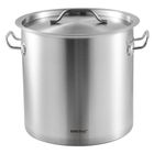 Kinghoff, garnek gastronomiczny z pokrywą, stalowy, 21l, KH-1962