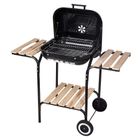 Kinghoff, grill węglowy na kółkach z półkami, kh-2034
