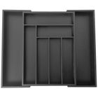 Kinghoff, wkład bambusowy do szuflady, czarny, KH-1747