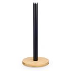 Kinvara, stojak na ręczniki papierowe, z bambusową podstawką, 34 cm