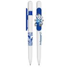 KKS Lech, długopis z klipsem, w kształcie Koziołka, biały