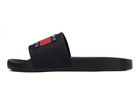 Klapki damskie, czarne, Tommy Hilfiger
