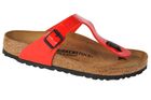 Klapki japonki damskie, czerwone, Birkenstock Gizeh BF