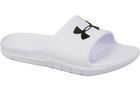Klapki męskie, białe, Under Armour Core PTH Slides