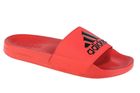 Klapki męskie, czerwone, Adidas Adilette Shower Slides