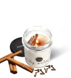 Klareko, Pachnące Świecidło, zapachowa świeca sojowa, Cynamon & Goździki, 80 g