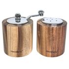 Klausberg, akacjowy młynek do pieprzu + solniczka, KB-7859