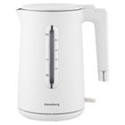 Klausberg, czajnik elektryczny, biały, 1,7l