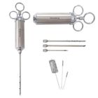 Klausberg, stalowa nastrzykiwarka do peklowania mięsa, 60 ml, KB-7842