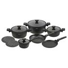 Klausberg, zestaw garnków marmurkowych, 12 elementów, kb-7966