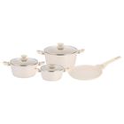Klausberg, zestaw garnków marmurkowych, 7 elementów, kb-7963