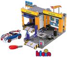 Klein, Hot Wheels, stacja serwisowa z myjnią i samochodem do skręcania