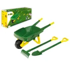 Klein, John Deere, taczka z łopatką i grabkami