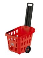 Klein, wózek sklepowy, czerwony