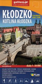 Kłodzko, Kotlina Kłodzka. Plan miasta 1:8 000 / 1:50 000