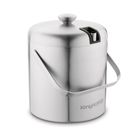 Könighoffer, Lugo, wiaderko do lodu ze szczypcami, satyna, 3l