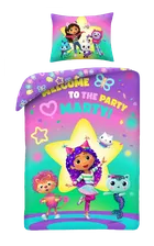 Koci Domek Gabi, pościel 2-częściowa z mikrofibry, 140-200 cm