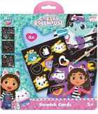 Koci Domek Gabi. Zestaw zdrapywanek 6 szt. + długopis