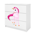 Kocot Kids, Babydreams, komoda, biała, jednorożec