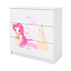Kocot Kids, Babydreams, komoda, biała, wróżka ze skrzydełkami