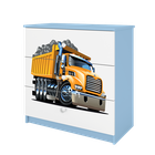 Kocot Kids, Babydreams, komoda, niebieska, ciężarówka