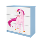 Kocot Kids, Babydreams, komoda, niebieska, jednorożec