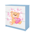 Kocot Kids, Babydreams, komoda, niebieska, miś motylki