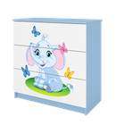 Kocot Kids, Babydreams, komoda, niebieska, słonik