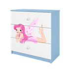 Kocot Kids, Babydreams, komoda, niebieska, wróżka ze skrzydełkami