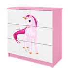 Kocot Kids, Babydreams, komoda, różowa, jednorożec