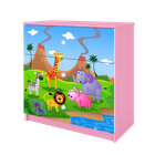 Kocot Kids, Babydreams, komoda, różowa, safari