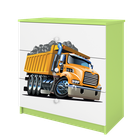 Kocot Kids, Babydreams, komoda, zielona, ciężarówka