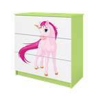 Kocot Kids, Babydreams, komoda, zielona, jednorożec