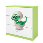 Kocot Kids, Babydreams, komoda, zielona, mały dino