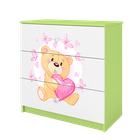 Kocot Kids, Babydreams, komoda, zielona, miś motylki