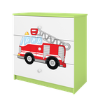 Kocot Kids, Babydreams, komoda, zielona, straż pożarna