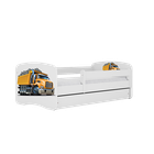 Kocot Kids, Babydreams, łóżko, białe, ciężarówka, 80-180 cm