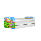 Kocot Kids, Babydreams, łóżko, białe, safari, 80-180 cm