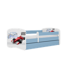 Kocot Kids, Babydreams, łóżko z materacem, niebieskie, formuła, 80-180 cm