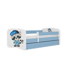 Kocot Kids, Babydreams, łóżko z materacem, niebieskie, szop, 80-180 cm