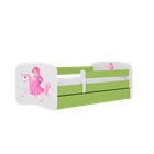 Kocot Kids, Babydreams, łóżko, zielone, księżniczka na koniku, 80-180 cm
