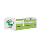 Kocot Kids, Babydreams, łóżko, zielone, mały dino, 80-180 cm