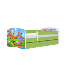 Kocot Kids, Babydreams, łóżko, zielone, safari, 80-160 cm