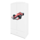 Kocot Kids, Babydreams, szafa, biała, formuła, 181.2-52-90 cm