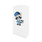 Kocot Kids, Babydreams, szafa, biała, szop, 181.2-52-90 cm