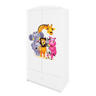 Kocot Kids, Babydreams, szafa, biała, ZOO, 181.2-52-90 cm