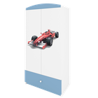 Kocot Kids, Babydreams, szafa, niebieska, formuła, 181.2-52-90 cm