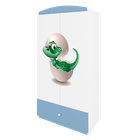 Kocot Kids, Babydreams, szafa, niebieska, mały dino, 181.2-52-90 cm