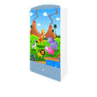 Kocot Kids, Babydreams, szafa, niebieska, safari, 181.2-52-90 cm